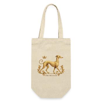 Libérez le Galgo - Broderie n°01 - Sac à bouteille - nature - Devant