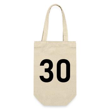 ANNIVERSAIRE. HAPPY BIRTHDAY. JOYEUX ANNIVERSAIRE. - Sac à bouteille - nature - Devant