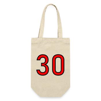 ANNIVERSAIRE. HAPPY BIRTHDAY. JOYEUX ANNIVERSAIRE. - Sac à bouteille - nature - Devant