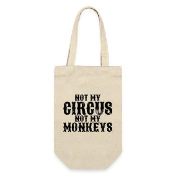 Not my circus, not my monkeys - Gift Bag for Bottles - nature - Front