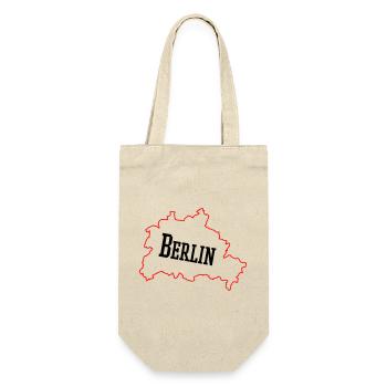 berlin_umriss_02 - Gift Bag for Bottles - nature - Front