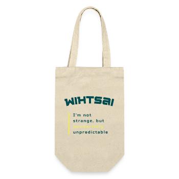 WIHTSAI | Wonderfully unpredictable - Gift Bag for Bottles - nature - Front