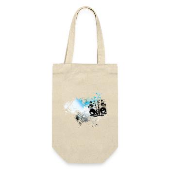 Frutiger Metro speakers - Floral Grunge Splash - Gift Bag for Bottles - nature - Front