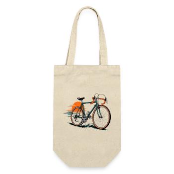 Icône de vélo sur fond ensoleillé - Sac à bouteille - nature - Devant