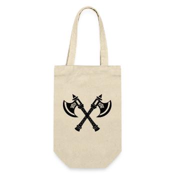 Haches vikings - Sac à bouteille - nature - Devant