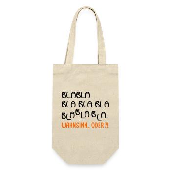 Gespräche Wahnsinn - Geschenkbeutel für Flaschen - Natur - Vorne