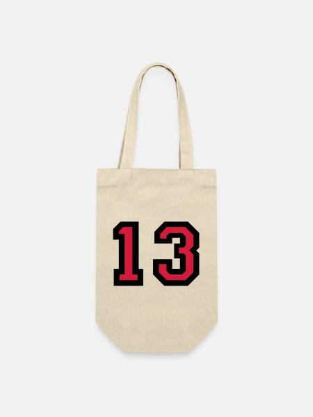 Le numéro 13 - numéro de treize - Sac à bouteille - nature