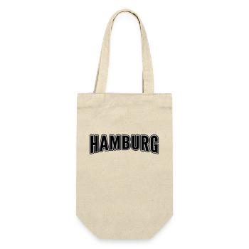Hamburg - Geschenkbeutel für Flaschen - Natur - Vorne