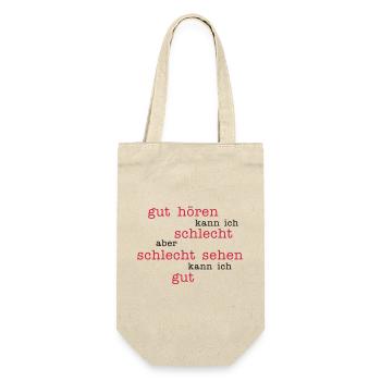 good to hear - look bad - Gift Bag for Bottles - nature - Front