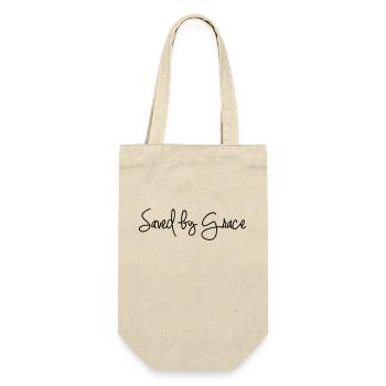 Saved by Grace - Gift Bag for Bottles - nature - Front