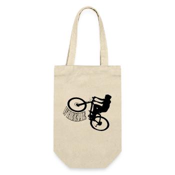 Shirt Wheelie Bike Bike - Gift Bag for Bottles - nature - Front