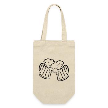 beer - Gift Bag for Bottles - nature - Front