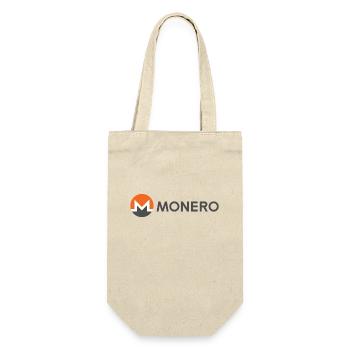Monero - Private Cryptocurrency - Gift Bag for Bottles - nature - Front