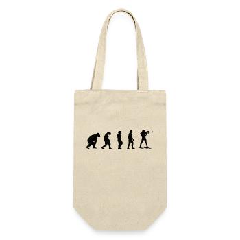 Biathlète biathlon cadeau Evolution Sports d’hiver - Sac à bouteille - nature - Devant