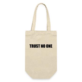 Trust no one - Gift Bag for Bottles - nature - Front