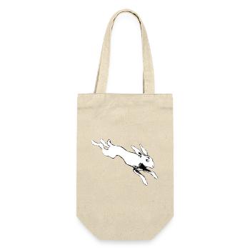 Angsthase after Henri Meunier Hasenleben - Gift Bag for Bottles - nature - Front