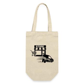 Boutique en ligne et livraison avec - Sac à bouteille - nature - Devant