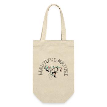 Giftpfeil Frosch Symbol Kunst frog - Geschenkbeutel für Flaschen - Natur - Vorne