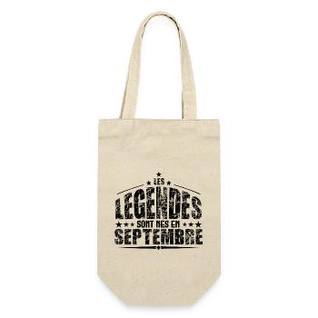 Septembre | les Légendes sont nés en Septembre - Sac à bouteille - nature - Devant