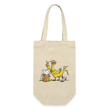 Drunk Bird - Geschenkbeutel für Flaschen - Natur - Vorne