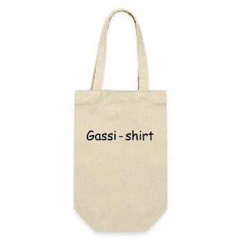 Hund Dog - Geschenkbeutel für Flaschen - Natur - Vorne