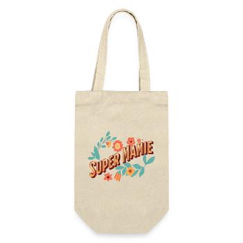 Super mamie humour cadeau fête des grands-mères - Sac à bouteille - nature - Devant