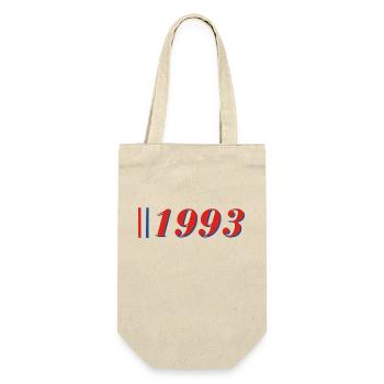 Jahr 1993 - Geschenkbeutel für Flaschen - Natur - Vorne