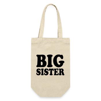 Big sister - Gift Bag for Bottles - nature - Front