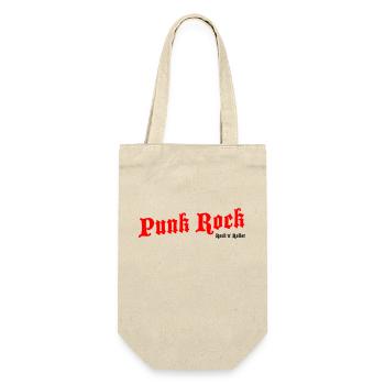 Punk Rock Rouge - Logo Noir - Sac à bouteille - nature - Devant