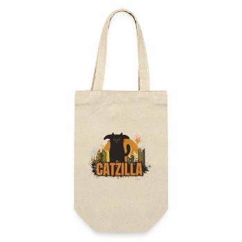 Catzilla. Cat monster - Gift Bag for Bottles - nature - Front