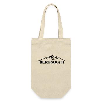 Bergsucht - (5) - Geschenkbeutel für Flaschen - Natur - Vorne