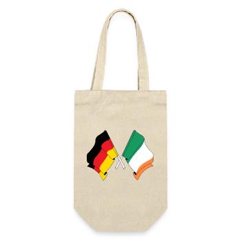 Flag of Germany and flag of Ireland - Gift Bag for Bottles - nature - Front