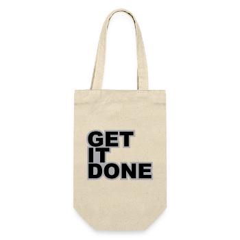 GET IT DONE - Gift Bag for Bottles - nature - Front