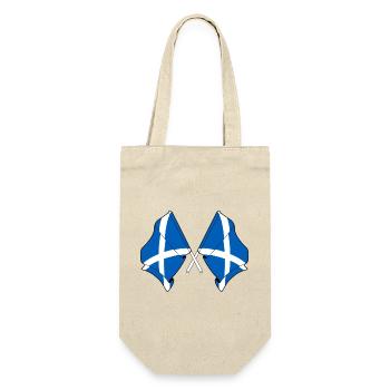 Deux drapeaux croisés de l’Ecosse - Sac à bouteille - nature - Devant