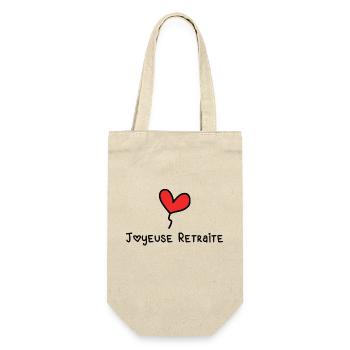 RETIREMENT. HAPPY RETIREMENT. HAPPY RETIREMENT - Gift Bag for Bottles - nature - Front