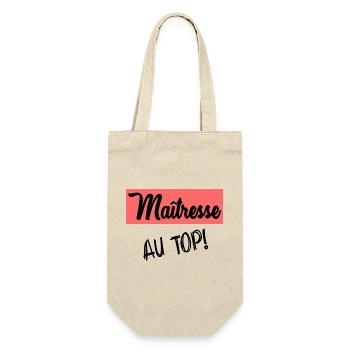 MERCI. MAÎTRESSE. MAÎTRE. MERCI MAÎTRESSE - Sac à bouteille - nature - Devant