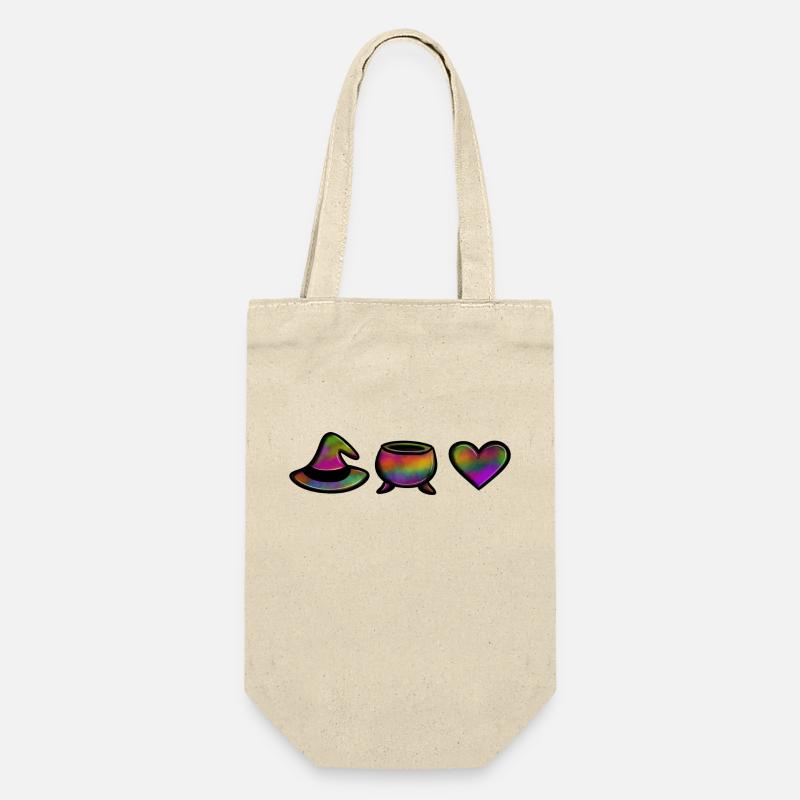 Amour du chaudron de sorcière (coloré) - Sac à bouteille - nature