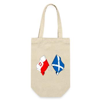 Flag Poland, flag Scotland - Gift Bag for Bottles - nature - Front