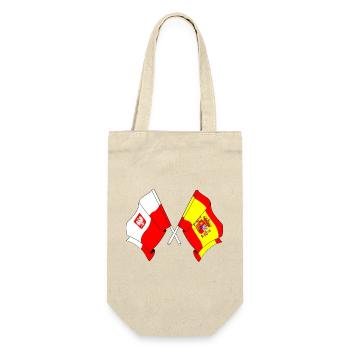 Drapeau de la Pologne, drapeau de l’Espagne - Sac à bouteille - nature - Devant
