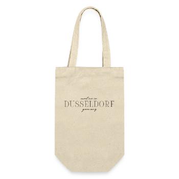 Düsseldorf Deutschland Eleganz Stil Design T-Shirt - Geschenkbeutel für Flaschen - Natur - Vorne