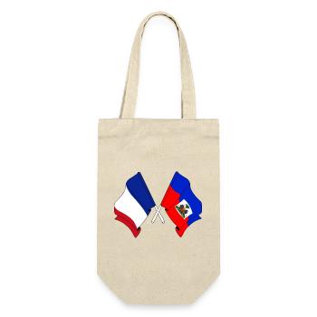 Drapeau de la France, Haïti - Sac à bouteille - nature - Devant