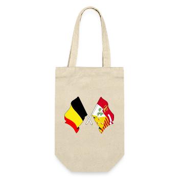 Flag of Belgium, flag Liège - Gift Bag for Bottles - nature - Front