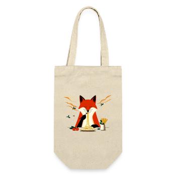 Pasta Fox - Gift Bag for Bottles - nature - Front