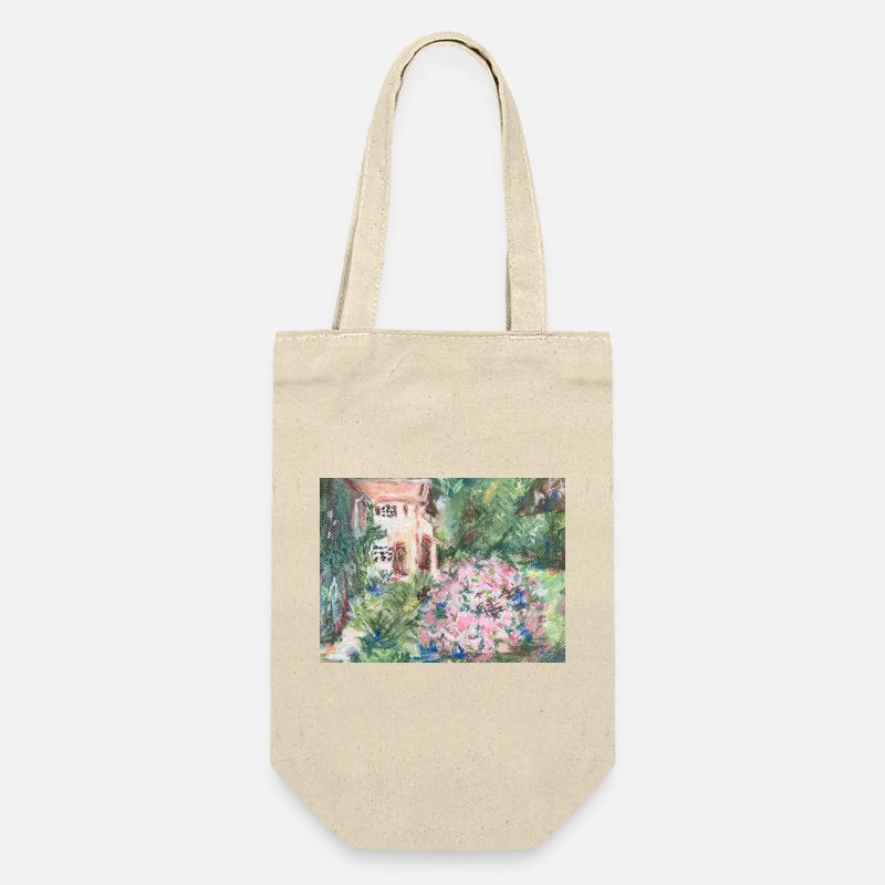 Hydrangea Bush - Gift Bag for Bottles - nature