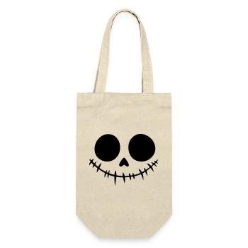 Halloween Costume Pumpkin Zombie Witch Vampire - Gift Bag for Bottles - nature - Front
