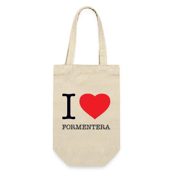 J’ADORE FORMENTERA - Sac à bouteille - nature - Devant