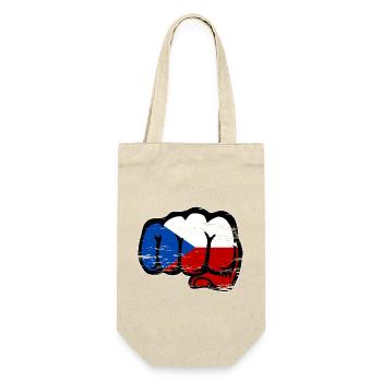 Drapeau de la République tchèque utilisé - Sac à bouteille - nature - Devant
