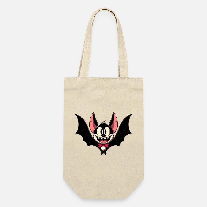 Fledermaus - Geschenkbeutel für Flaschen - Natur