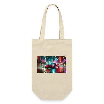 CF3A6641 2798 400C 821D 23E921CB4271 - Geschenkbeutel für Flaschen - Natur - Vorne
