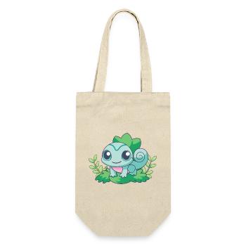 Baby Turquoise Chameleon on a Branch - Gift Bag for Bottles - nature - Front